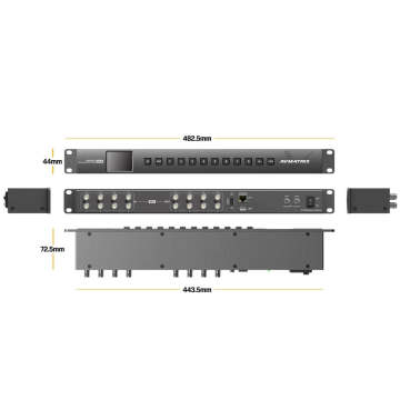 AVMatrix MSS0811 8x8 SDI Matrix Switcher