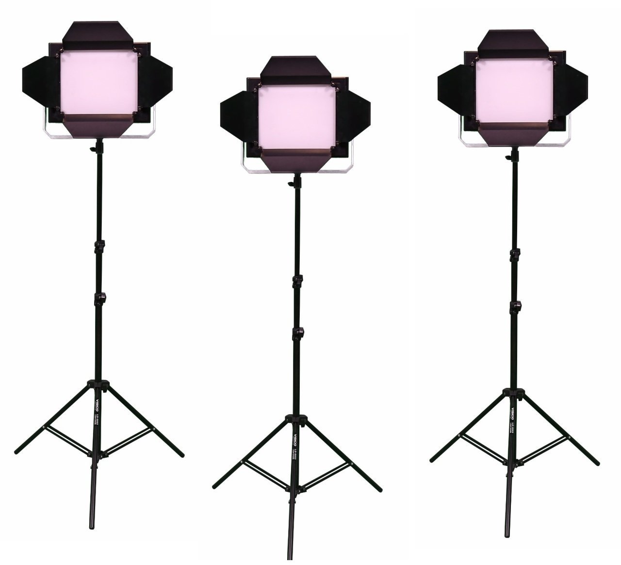 Asal - LedPro 90BC 220V 100W Bicolor CRI90+ 3200K and 5600K 3'LÜ Led Işık Seti