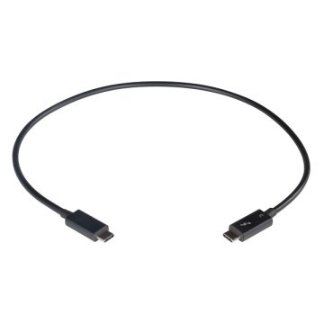 Cable, Thunderbolt 3, 0.5m, 40Gb, Black