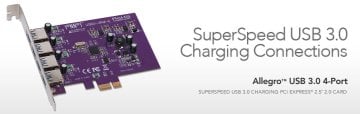 Allegro USB 3.0 PCIe Card (4 ports) [Thunderbolt compatible]