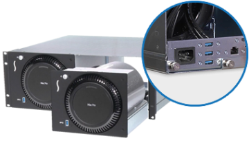 RackMac Pro - 4U Rack Kit for 1 Mac Pro, 2nd Optional