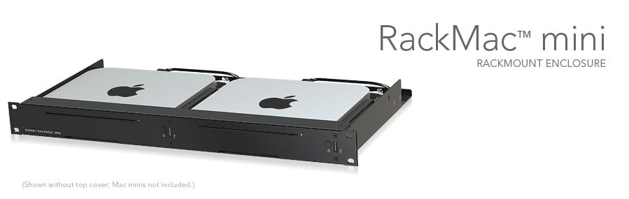 RackMac mini - 1U Rack Kit for 2 Mac minis