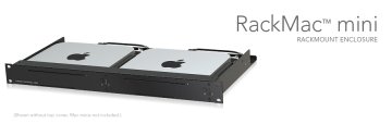 RackMac mini - 1U Rack Kit for 2 Mac minis