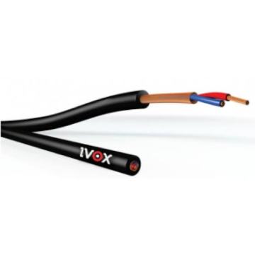 İvox Balance Mikrofon Kablosu 2 x 0,22 mm2 Siyah