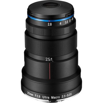 Laowa 25mm f/2.8 2.5-5X Ultra-Macro Nikon F Mount Lens