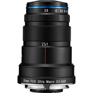 Laowa 25mm f/2.8 2.5-5X Ultra-Macro Nikon F Mount Lens