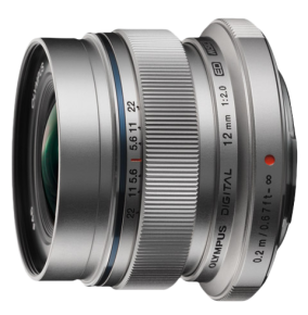 Olympus M.Zuiko Digital Lens 12mm 1:2.0 Silver