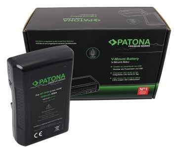 Patona Premium Battery V-Mount f. Sony BP-95W, 6600mAh, 14.4V, USB-Output 5V/