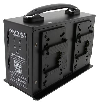 Patona Platinum B-Mount Charger f. 4pcs battery 33.6V 3A×4