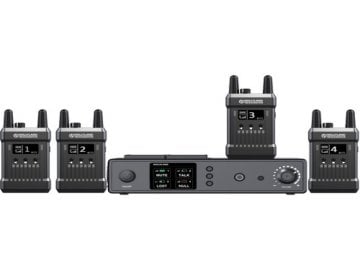 Hollyland Mars T1000 Wireless Intercom - 1 Alıcı 4 Verici Sistem