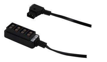 PATONA 4-Port D-TAP Adapter Splitter Hub 1 male D-TAP to 4 female D-TAP