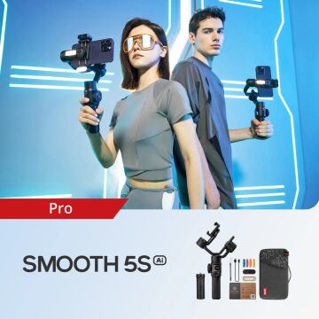 Zhiyun Smooth 5S AI Pro | Yapay Zeka Destekli Akıllı Telefon Gimbalı