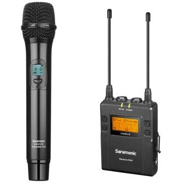 Saramonic UwMic9-JP Kit 2 ワイヤレスマイク Saramonic UwMic9 (RX9 + HU9) 1 Verici + 1 Alıcı Kablosuz El