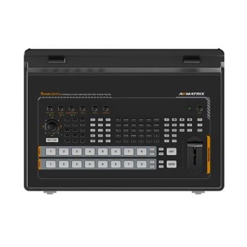 Avmatrix SHARK S8X PLUS Canlı Yayın İçin 8 Kanal Taşınabilir Video Mikser – SDI/HDMI Girişli