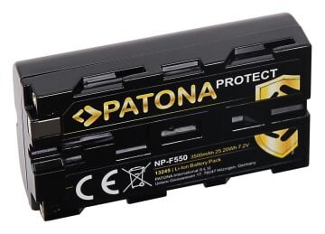 PATONA 13245 Sony NP-F550 3500mAh 7.2V Koruma Özellikli Yedek Batarya
