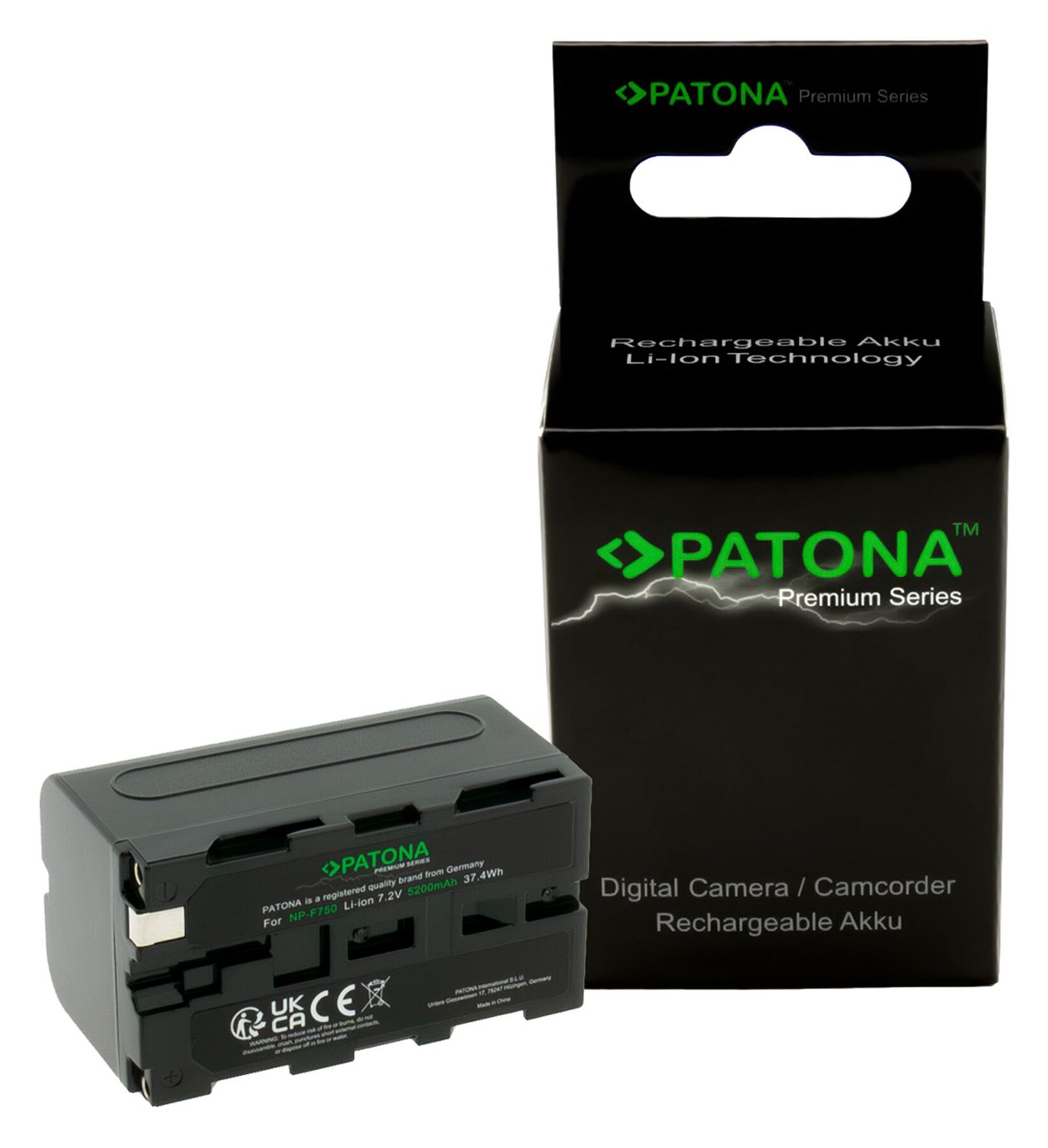 PATONA 1176 Premium Batarya | Sony NP-F550 / F330 / F530 / F750 Uyumlu 7.4V Yedek Pil