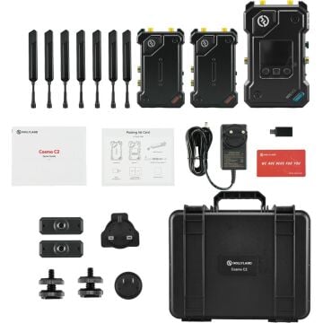 Hollyland Cosmo C2 2TX + 1RX Kablosuz Video İletim Sistemi — 1080p Full HD, SDI & HDMI