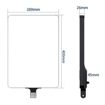 Gdx P300TS BiColor Fotoğrafçılık ve Stüdyo Aydınlatması 80 Watt LED Video Panel Sürekli Işık Üçlü Set
